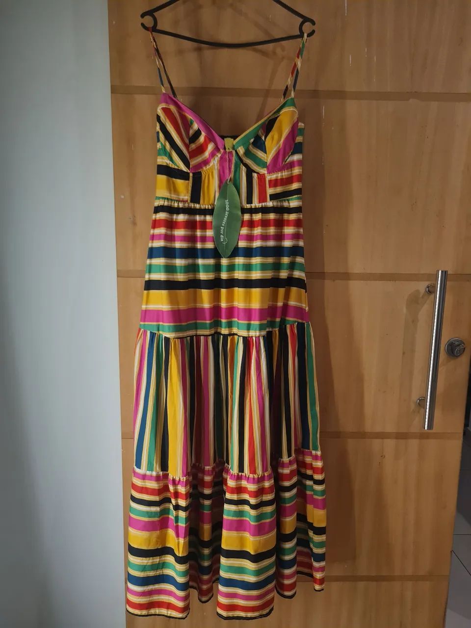 Vestido Farm novo (tag) Listra Rainbow  - Foto 5