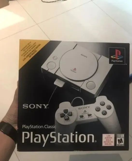 Ps1 Mini Original na Caixa completo 2 controles / super conservado - Foto 3