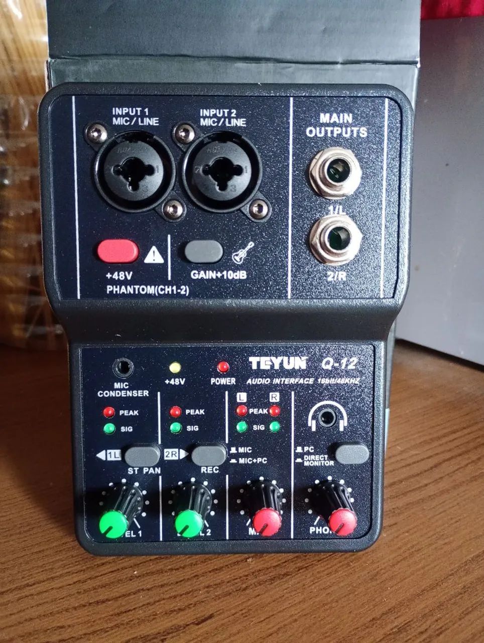 Interface de áudio Teyun Q-12
