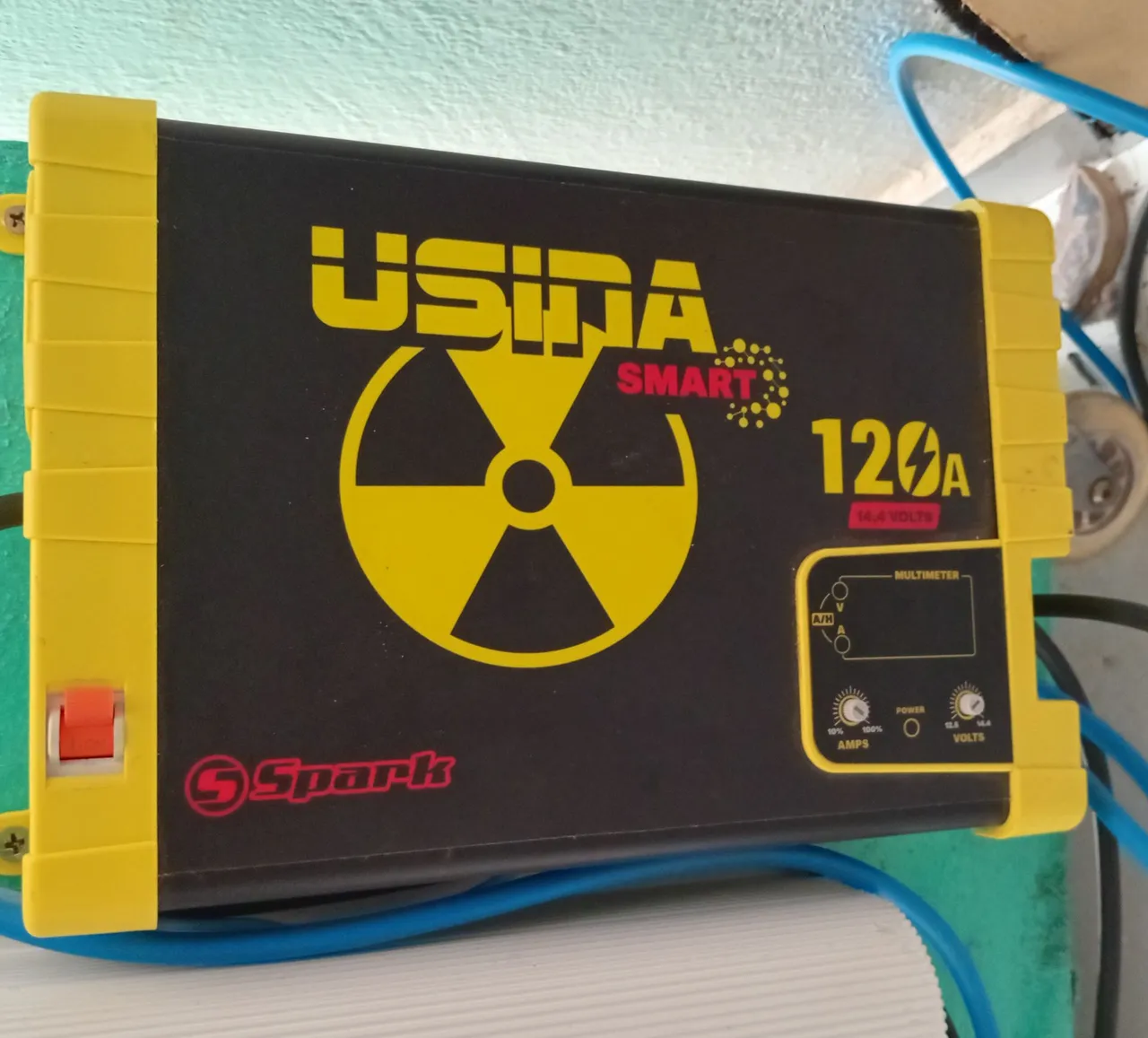 Carregador Usina Smart 120A + Multímetro - 14.4 Volts