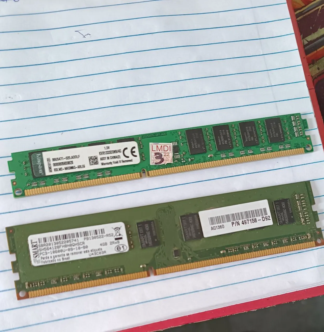 Memória RAM Kingston 8GB DDR3 1333MHz