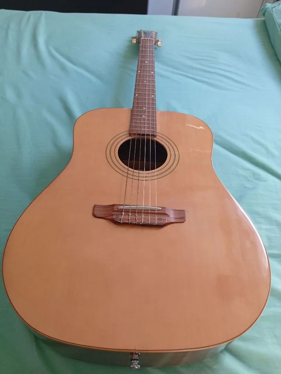 Violão rozini folk em aço 2004