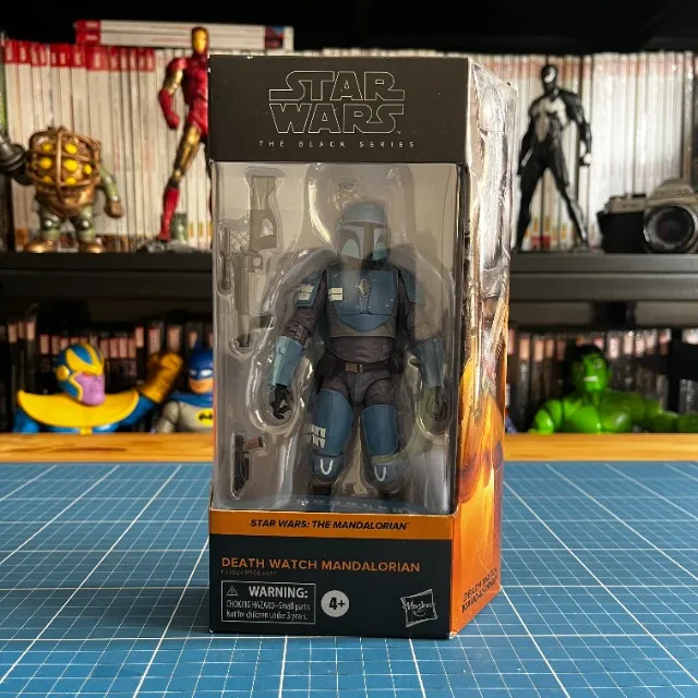 Boneco Death Watch Mandalorian Star Wars The Black Series Hasbro