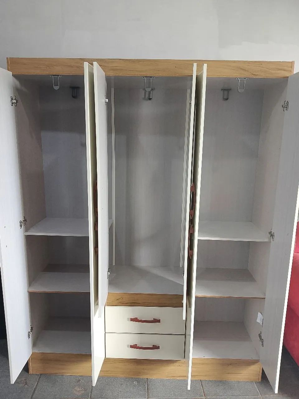 Guarda-Roupa 6 Portas Branco - Foto 2