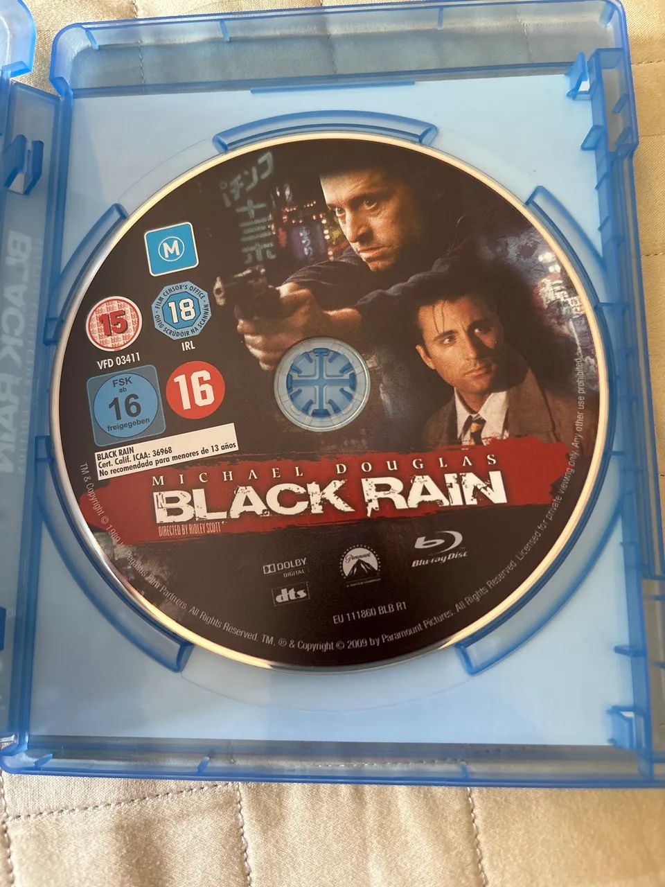 Bluray Black Rain de Rossler Scott importado - Foto 3