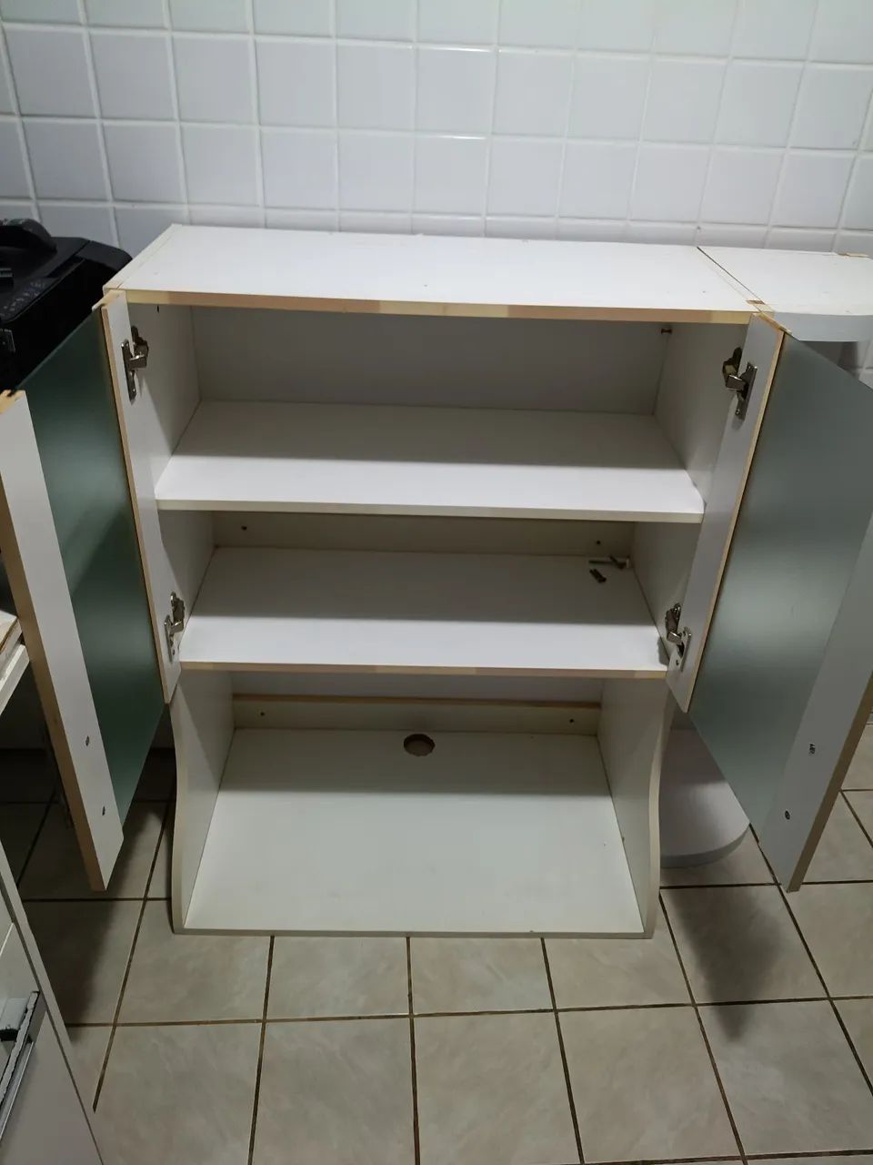 Armário de cozinha branco  - Foto 5