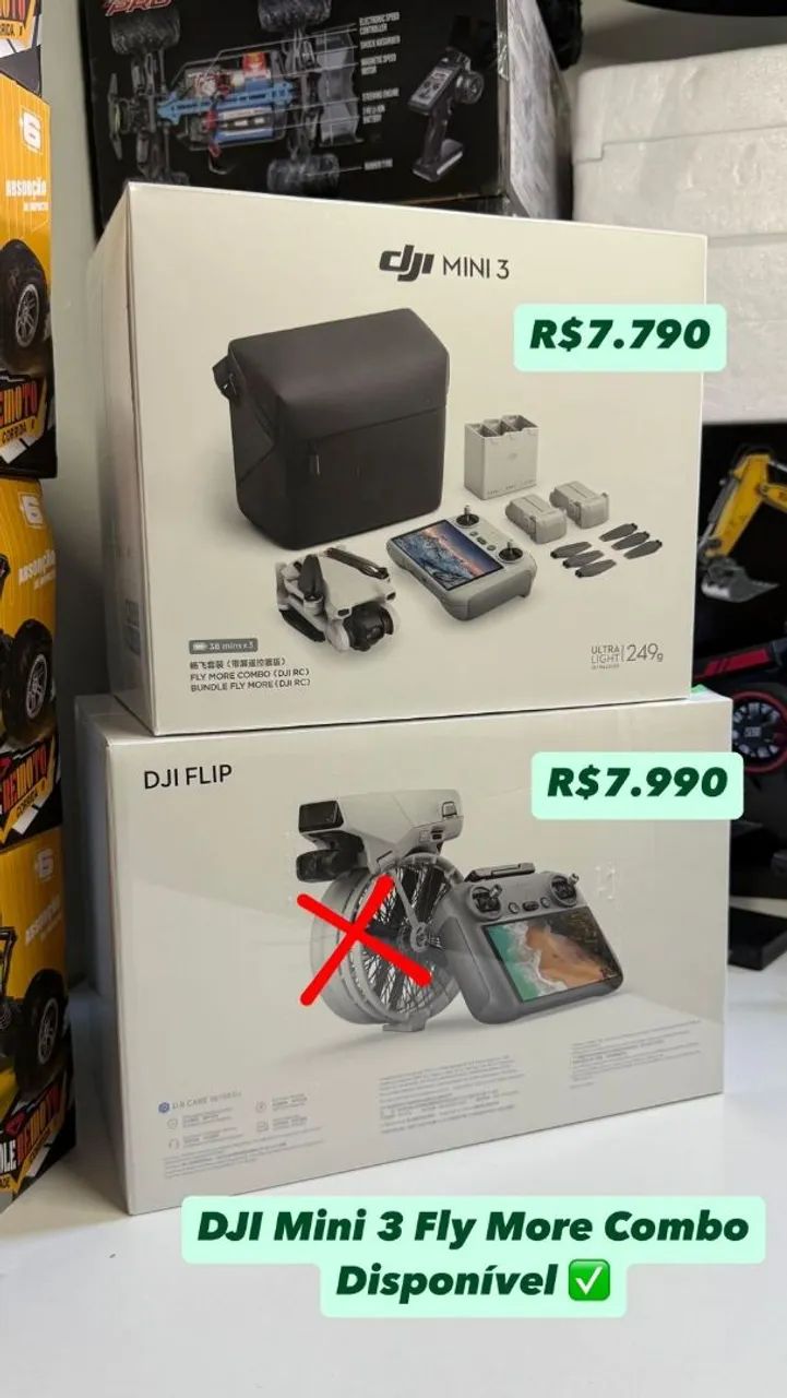 DJI Mini 3 Fly More Combo - Disponível!