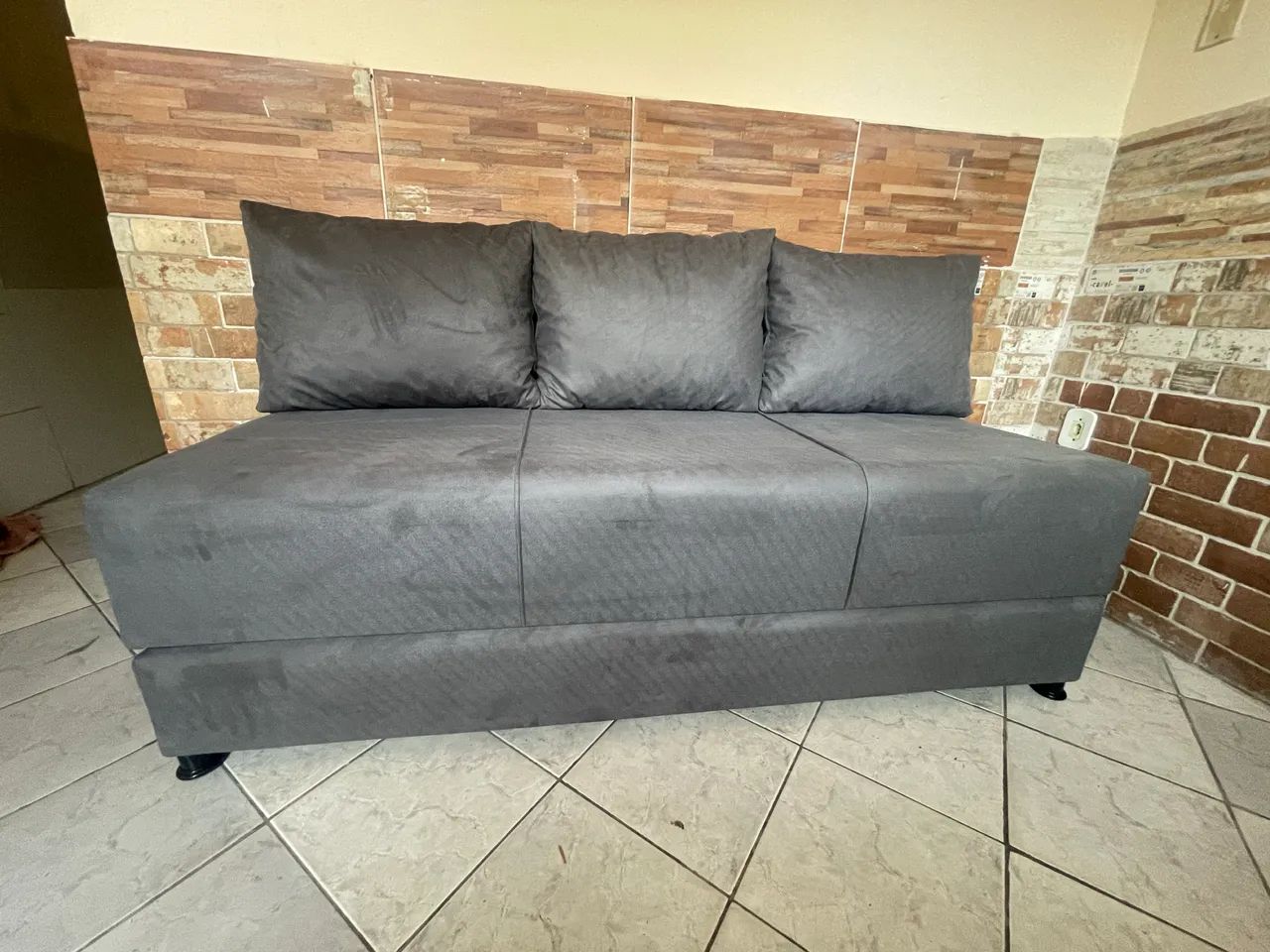 Sofá Cama para KITNET, APARTAMENTO E AIRBNB Novos de fábrica  - Foto 5
