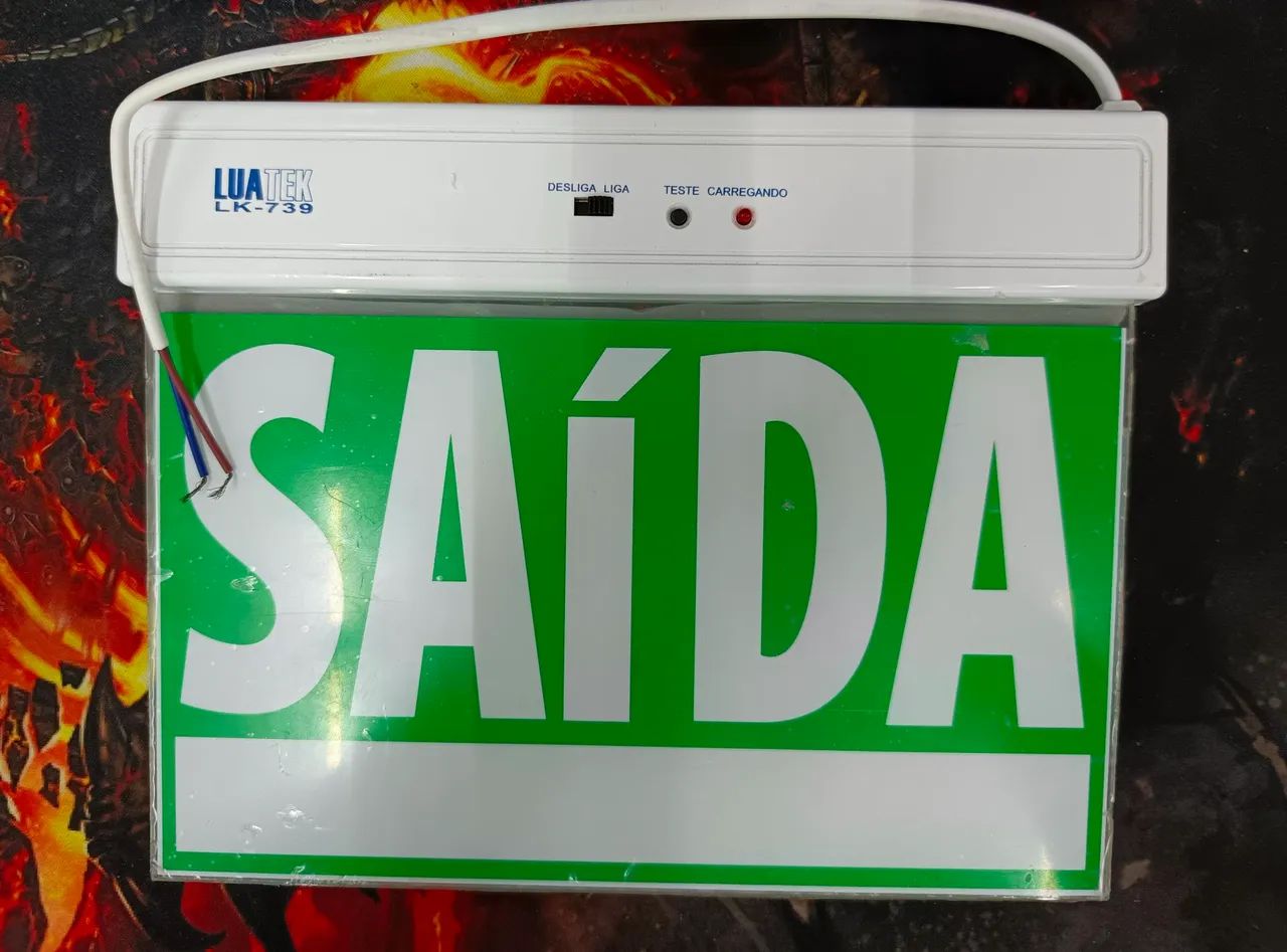 LUMINARIA AVISO SAIDA LK-739 - Foto 5