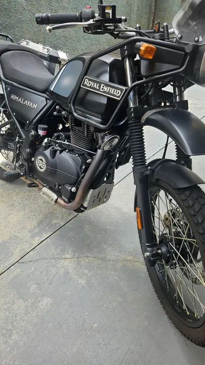 Royal Enfield Himalayan 2021 1.900 kms com baús originais  - Foto 5