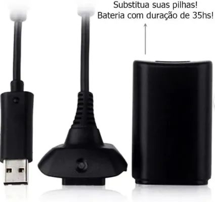 Bateria Recarregável Para X-Box - Foto 4