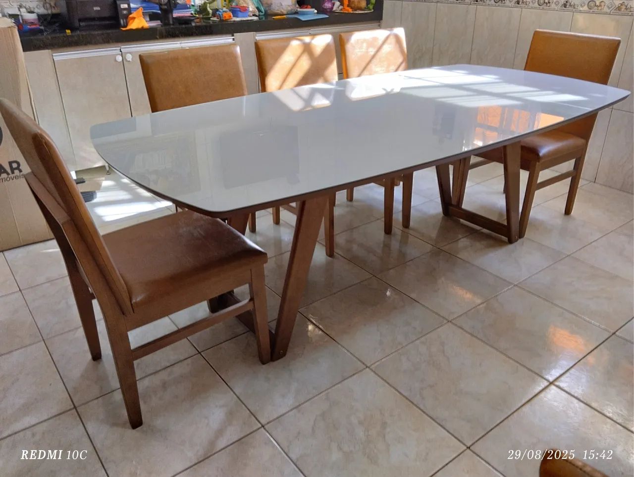 Mesa resistente de madeira  - Foto 3