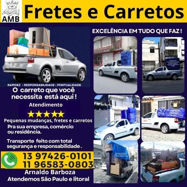 Carretos, fretes e pequenas mudanças . Litoral e toda Baixada Santista  - Foto 2