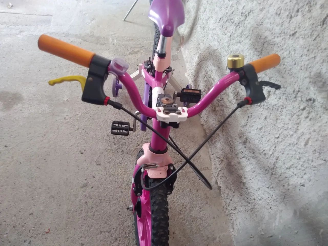 Bicicleta Infantil Rosa 16 Polegadas - Foto 3
