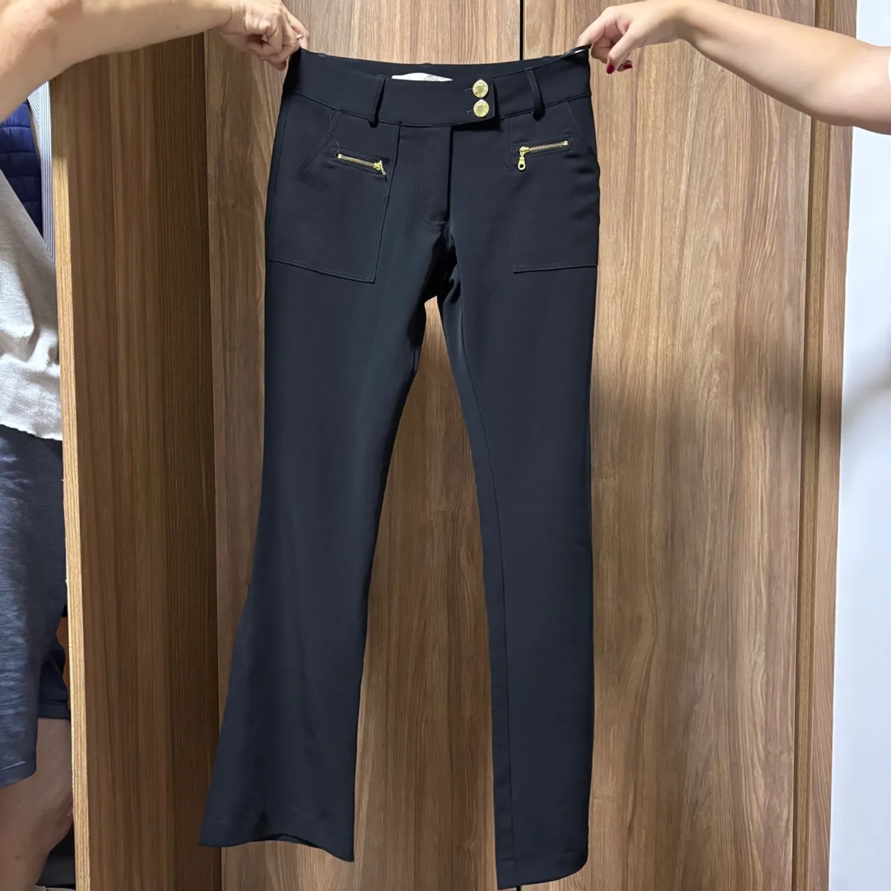 Calça social feminina preta