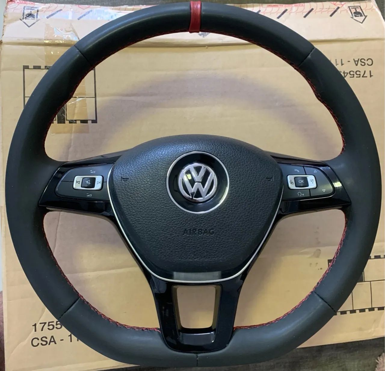 Volante Original Volkswagen multifuncional com air bag 