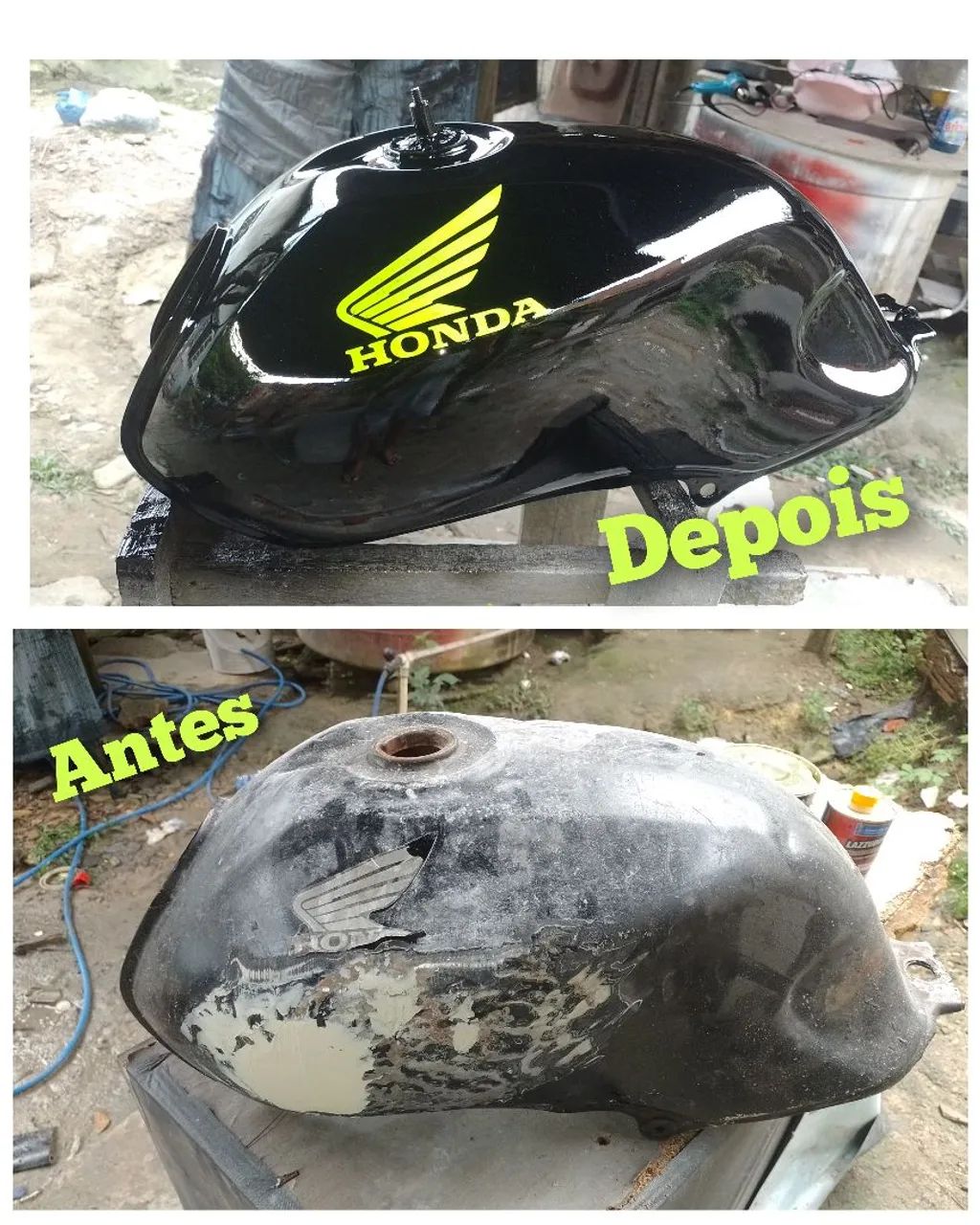 Pintura e funilaria em geral 750 orçamento e valores conforme cilindradas e situação veicu - Foto 3