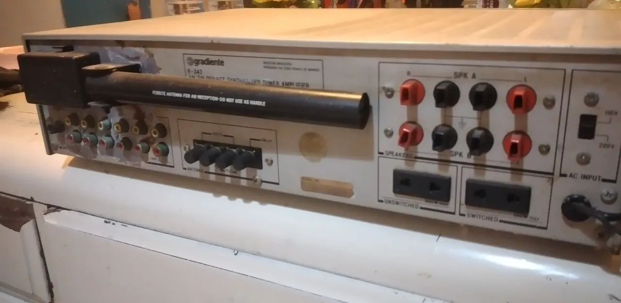 Amplificador Gradiente R-343 - Sintonia e Potência!