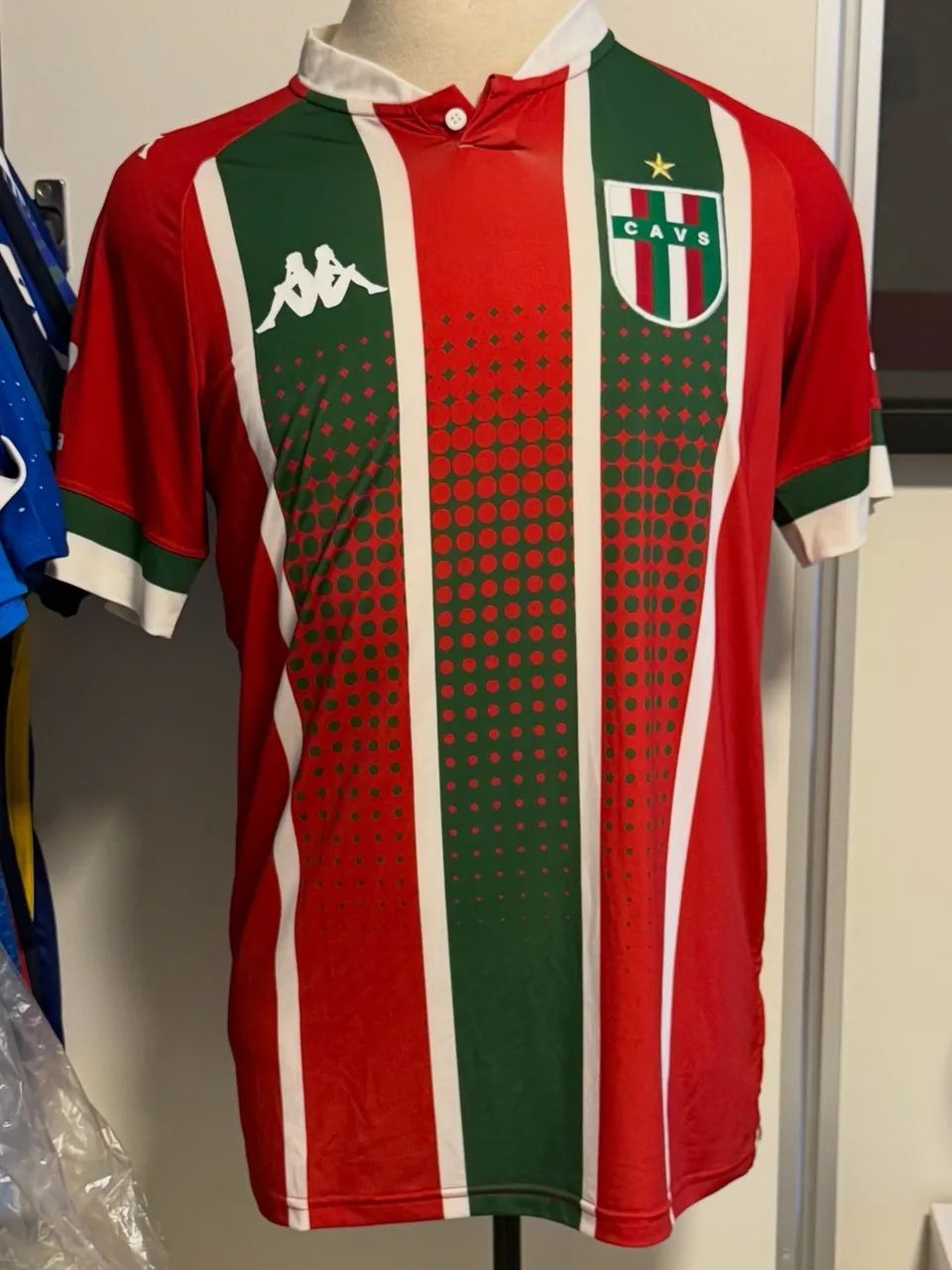 Camisa Velez Kappa tricolor 