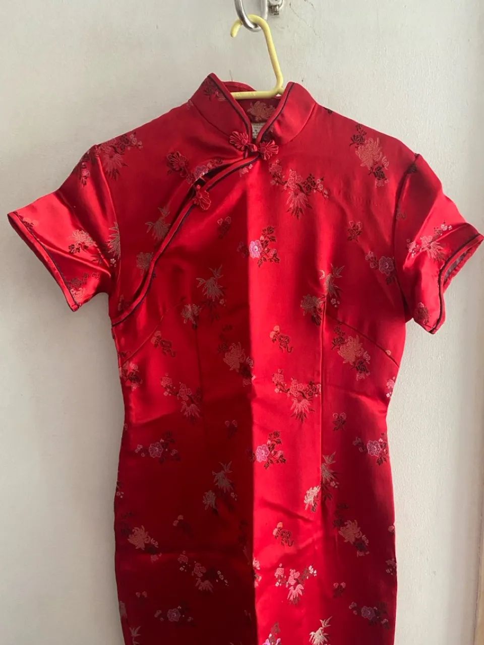 Vestido Chinês Tradicional Vermelho - Foto 5
