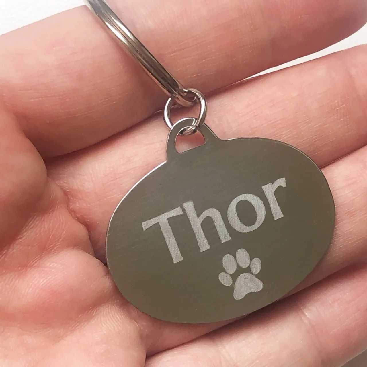 Pingente para Cachorro com Gravação Personalizada