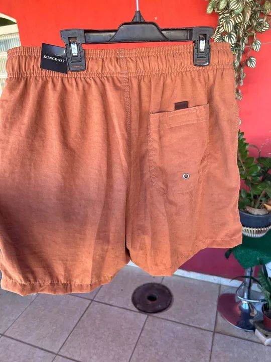 Shorts com sunga interna M - Foto 2
