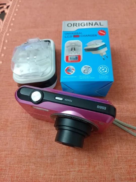 Câmera Digital Samsung rosa ES68 com 12.2  - Foto 3