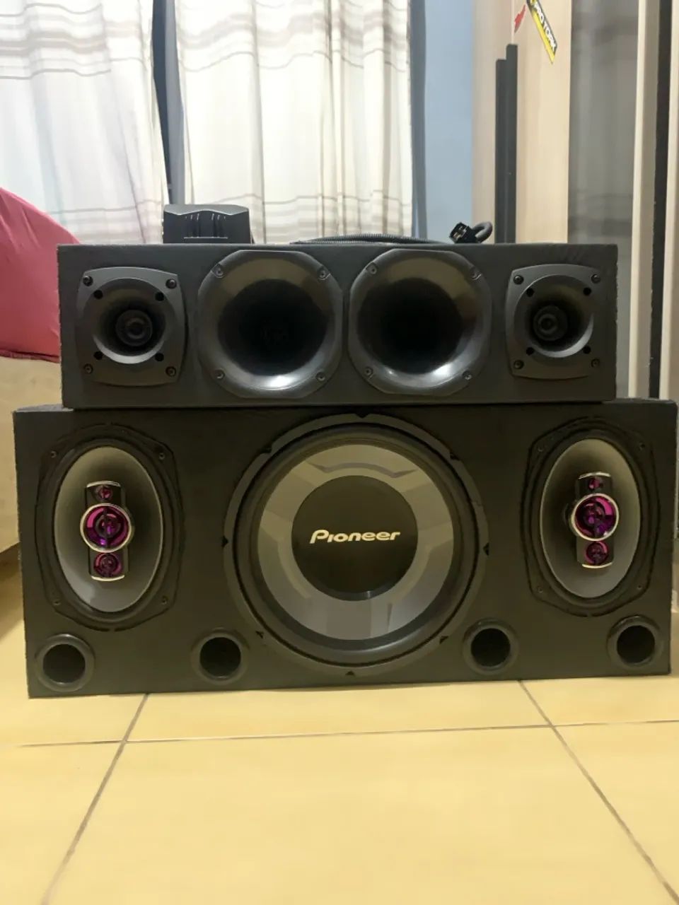 Caixa trio Pioneer - Foto 4