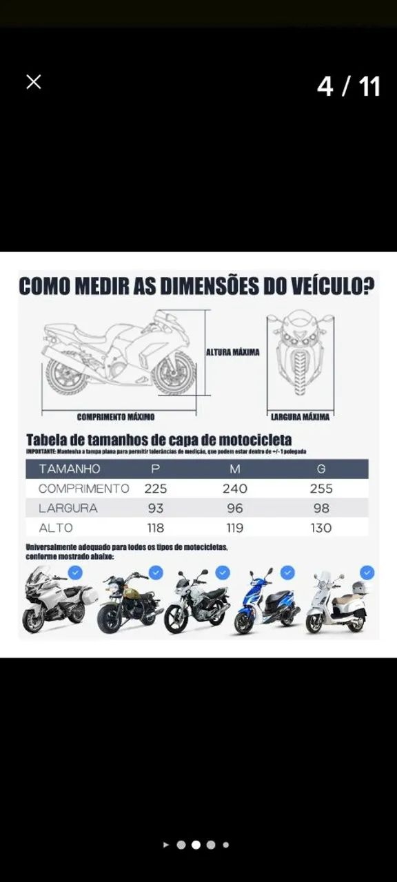 Capas para proteção de moto - Foto 2