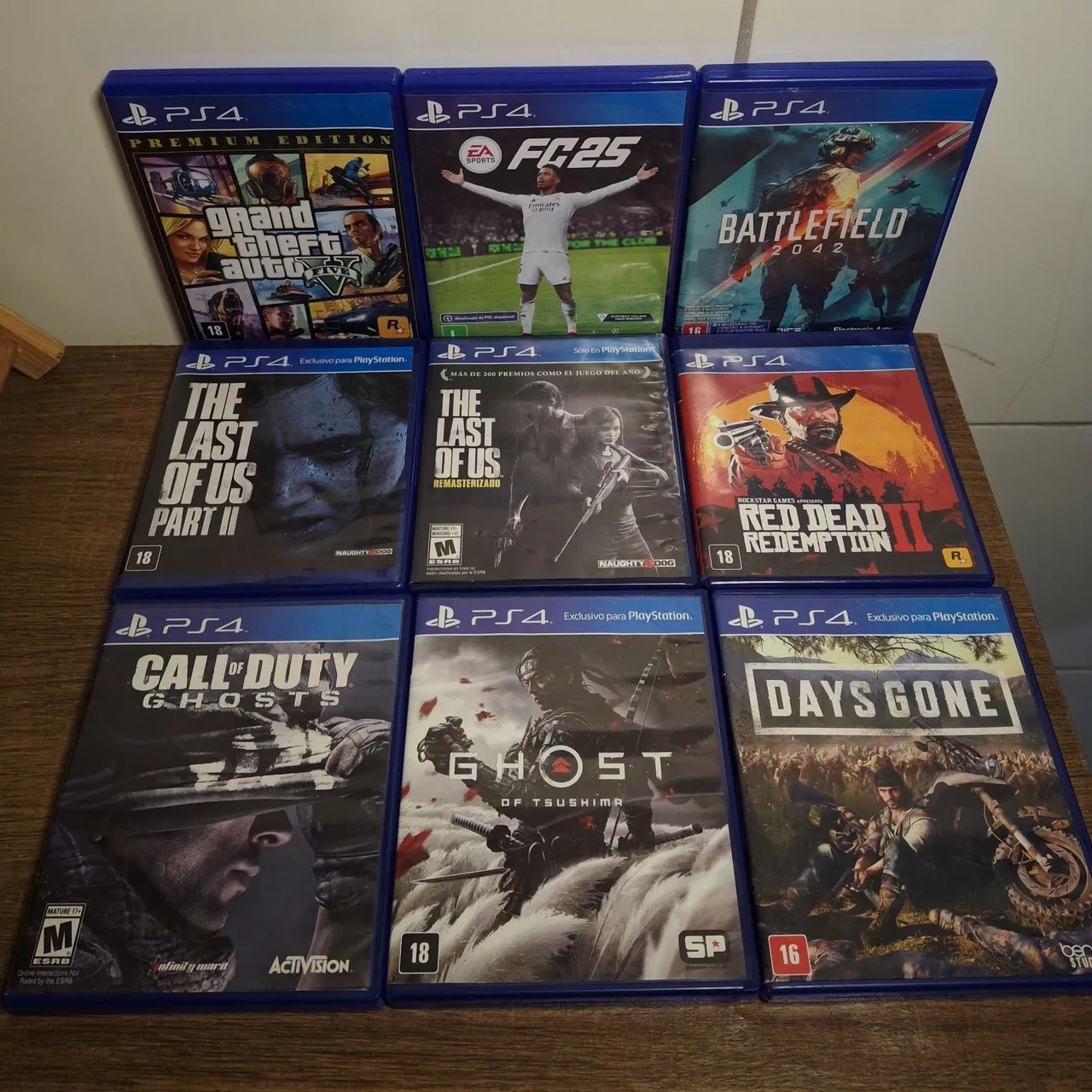 JOGOS PRA PS4 (NÃO TROCO)