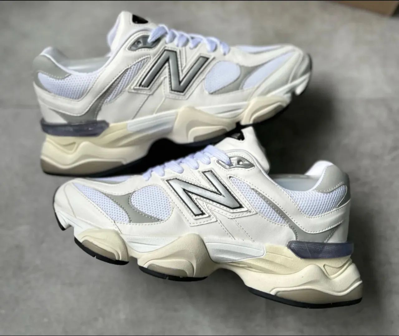 New Balance 9060 Branco - Conforto e Estilo!