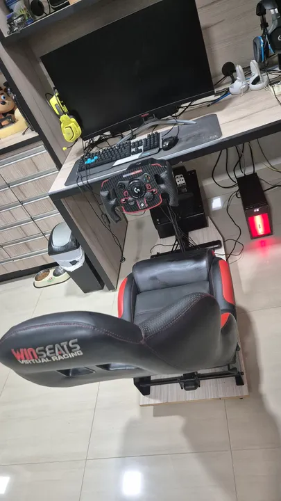 Cockpit Simulador Suporte Volante WinSeats Extreme Simracing