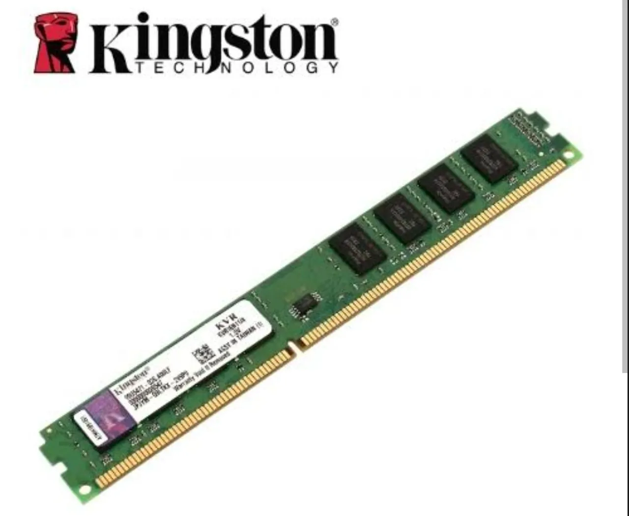 Duas Memória RAM Kingston DDR3 de 8gb com 1600mhz