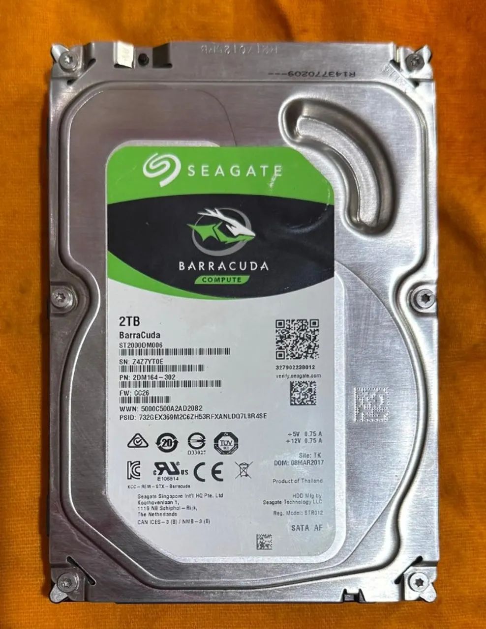 HD 2tb Seagate Barracuda ST2000DM006 - Armazenamento - Paraty