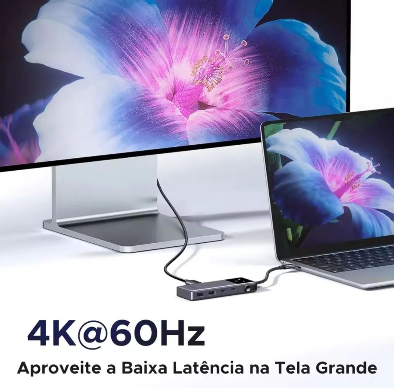 Hub Ugreen UNO USB C 7em 1 HDMI 4K60HZ/ MacBook  - Foto 3