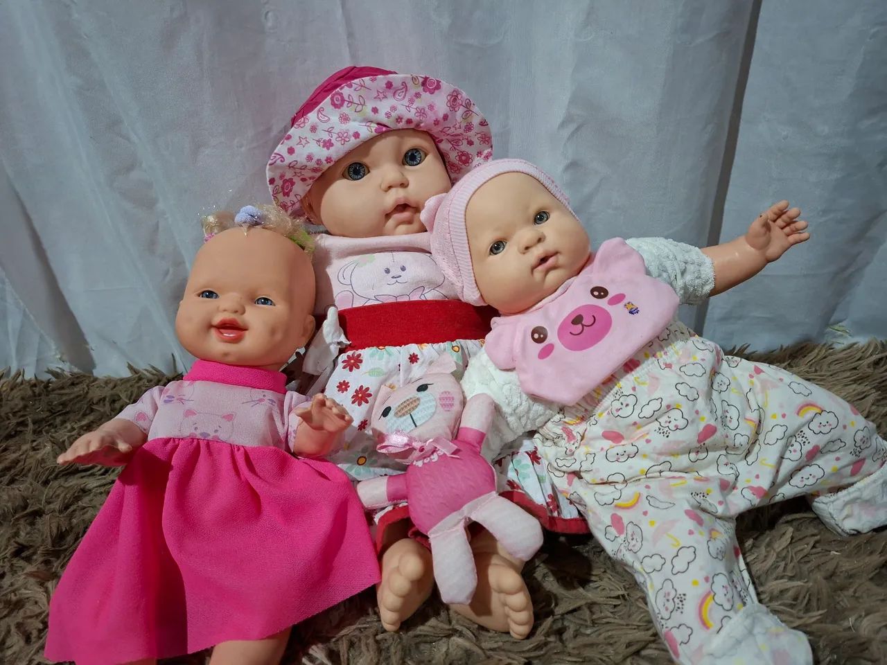 Kit 3 Bonecas Bebês  - Foto 2