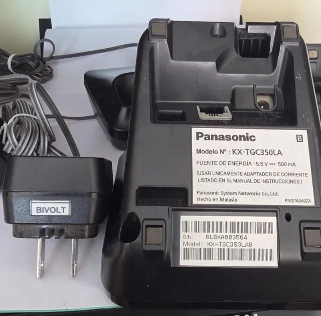 Telefone sem fio com 2 ramais Panasonic - Foto 2