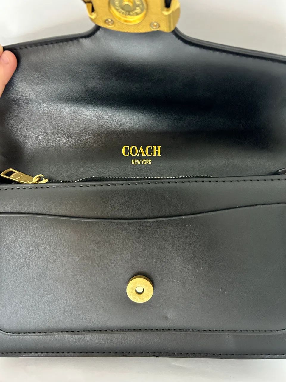 Bolsa Coach preta  - Foto 3