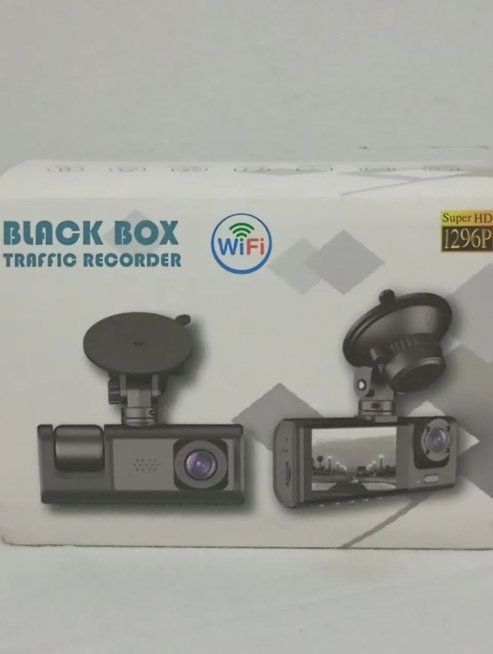 Kit Câmera tripla para carro de aplicativo+suporte para celular.