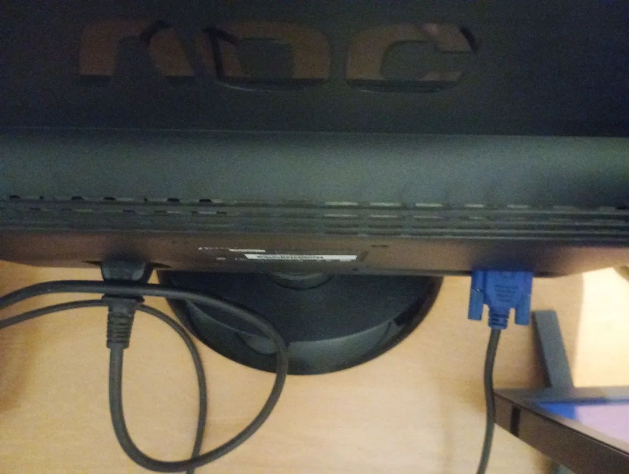 Monitor AOC 18,5? LED e950Swn - Funcionando normalmente  - Foto 4