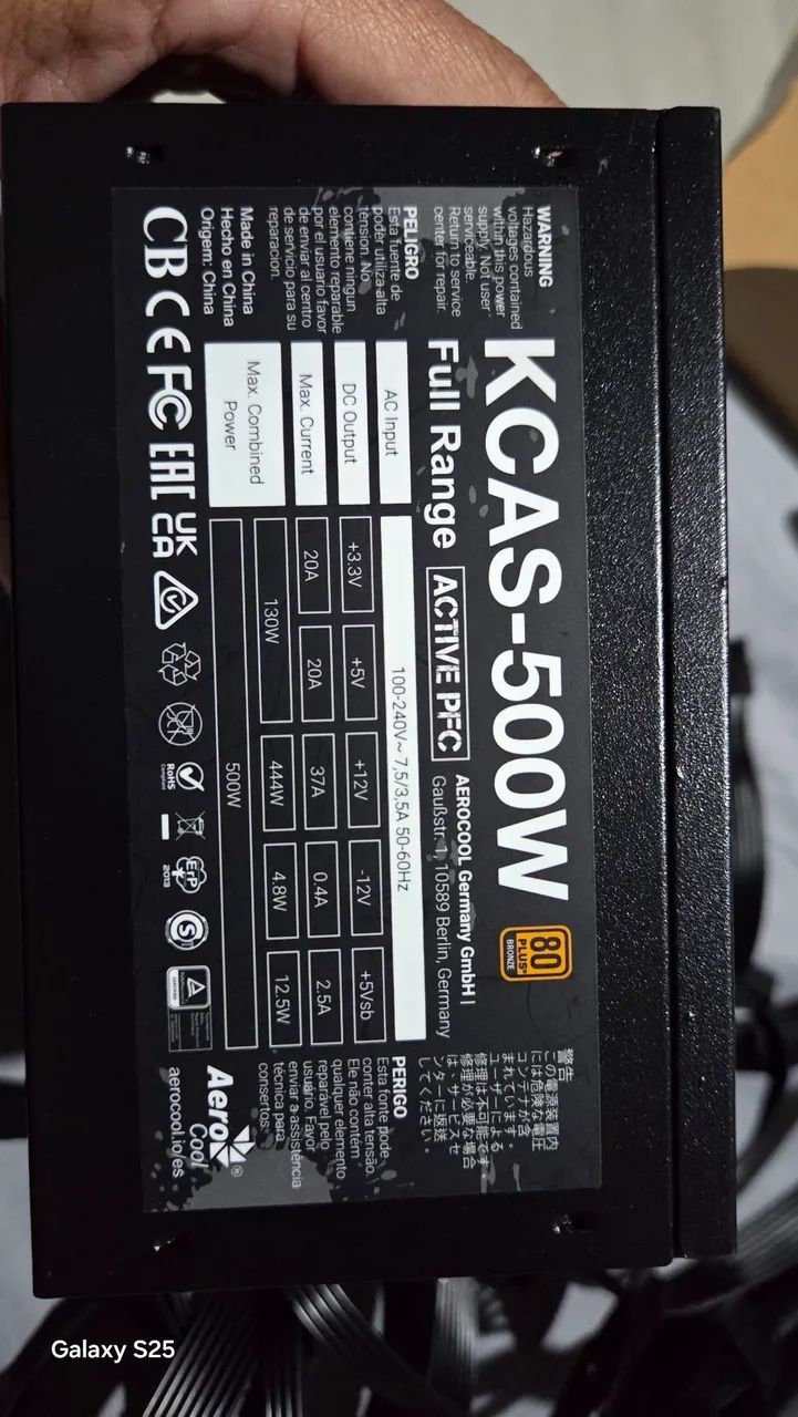 Fonte para PC KCAS 500W