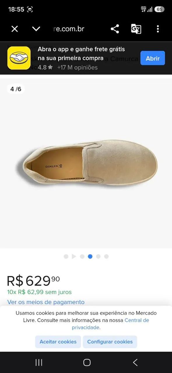 Tenis Osklen 42 - Foto 3