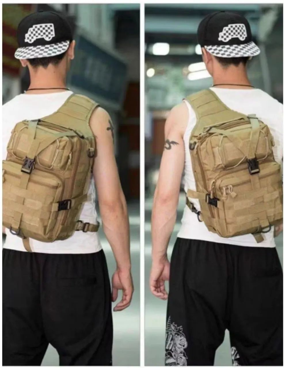 Mochila transversal impermeável 