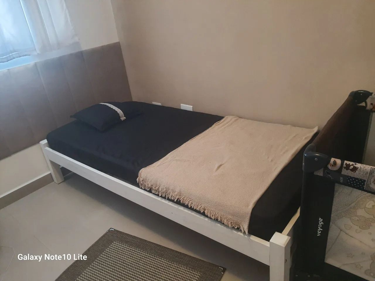 Cama solteiro sem colchão e berço com colchão  - Foto 4