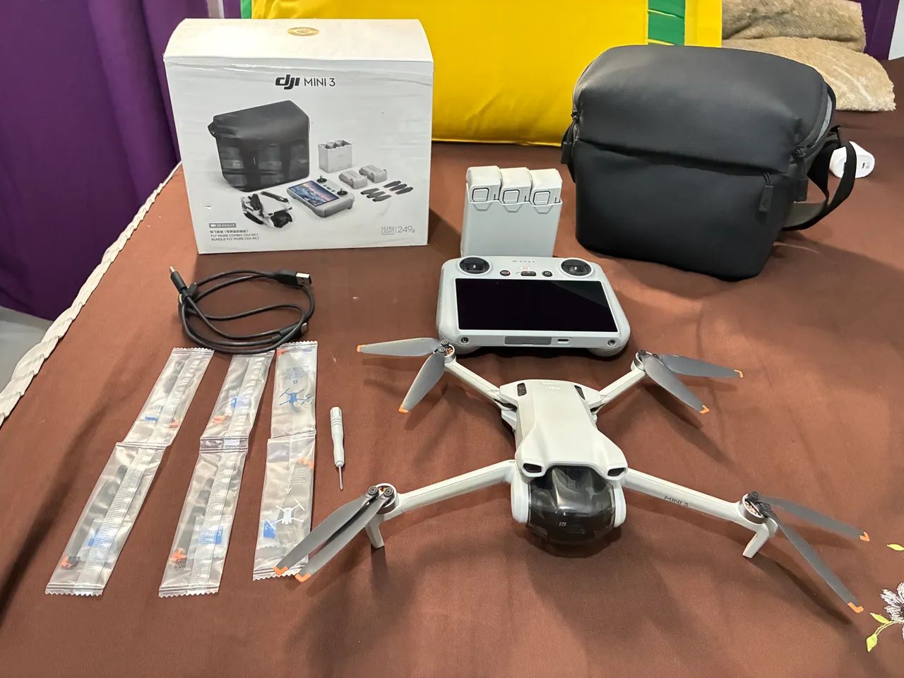 Drone DJI mini 3 Fly more combo + Tela - Foto 2