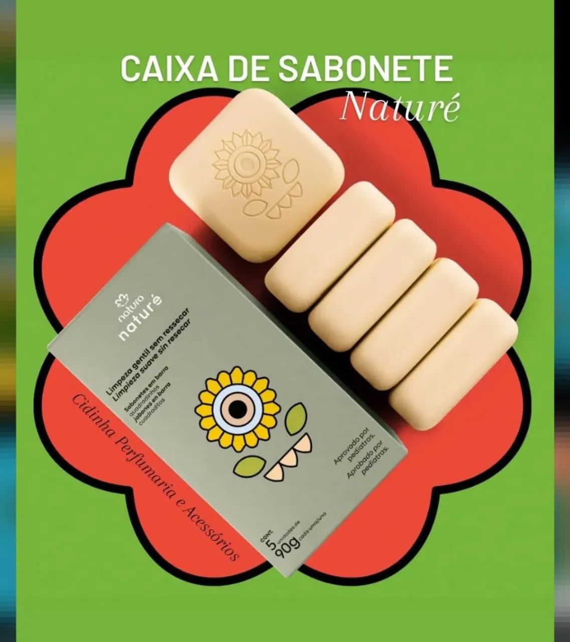 Caixa de sabonete 5 unidades  - Foto 3