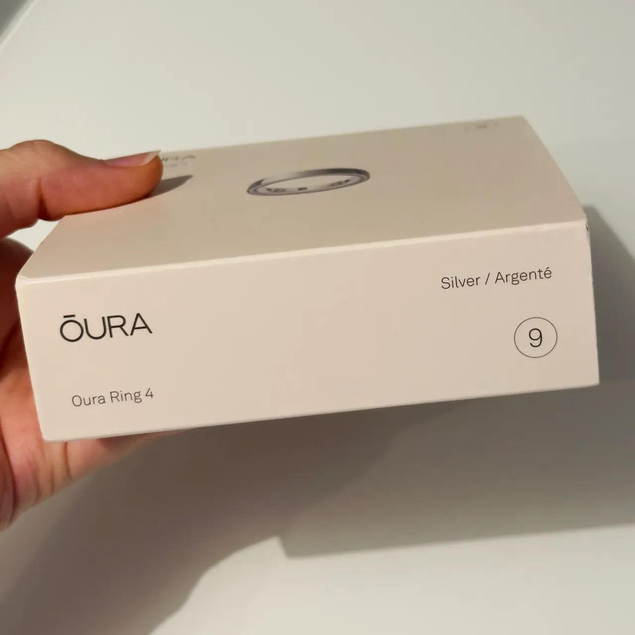 Oura Ring 4 (NOVO LACRADO) 9 silver  - Foto 3