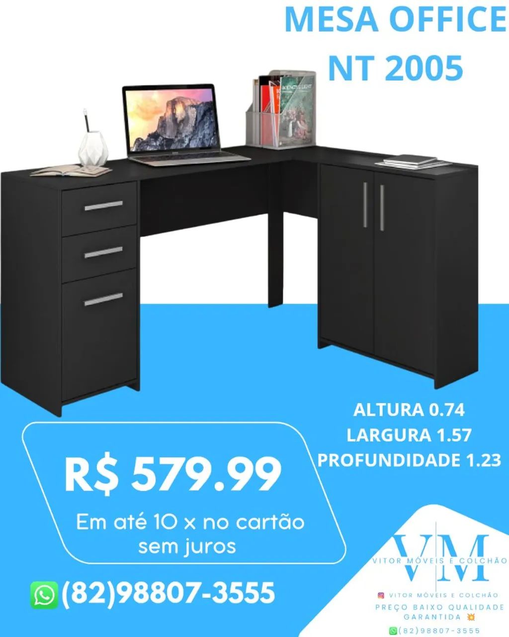 PROMOÇÃO DE ESCRIVANINHA APARTI DE  - Foto 4