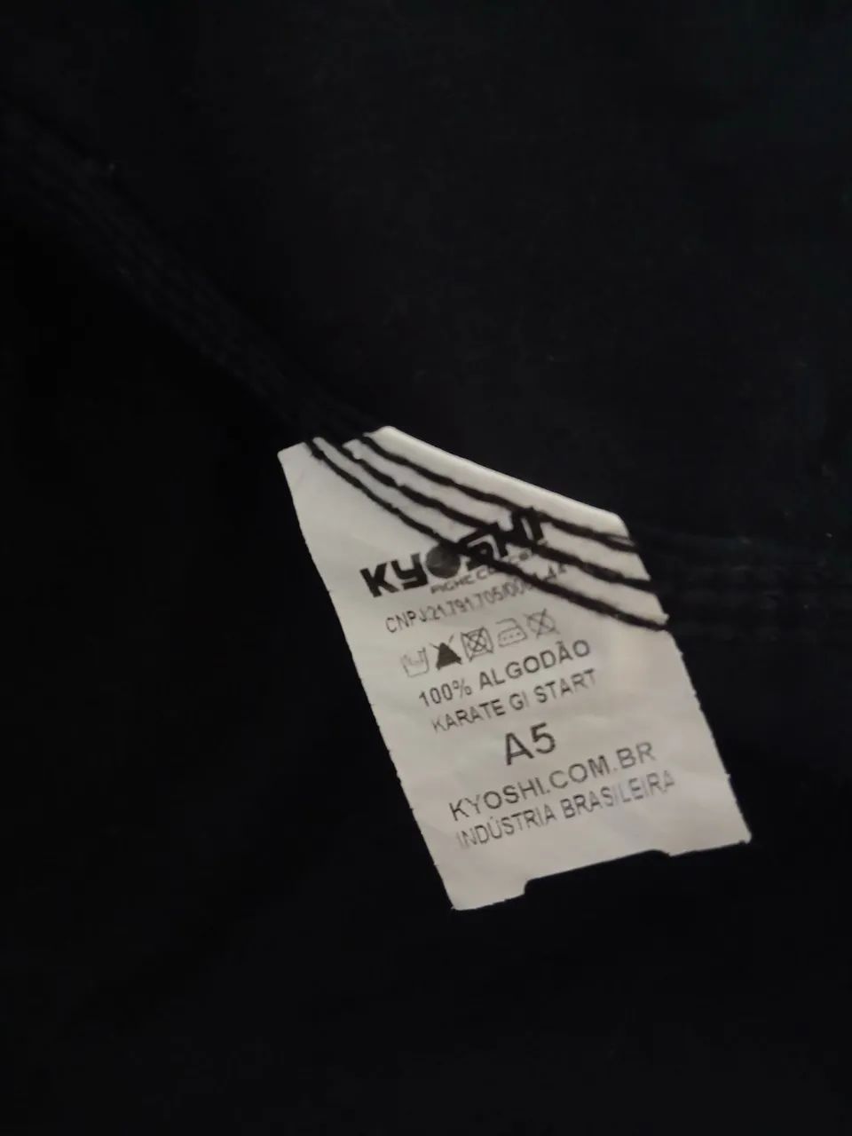 KIMONO DE KARATÊ PRETO A5  - Foto 5