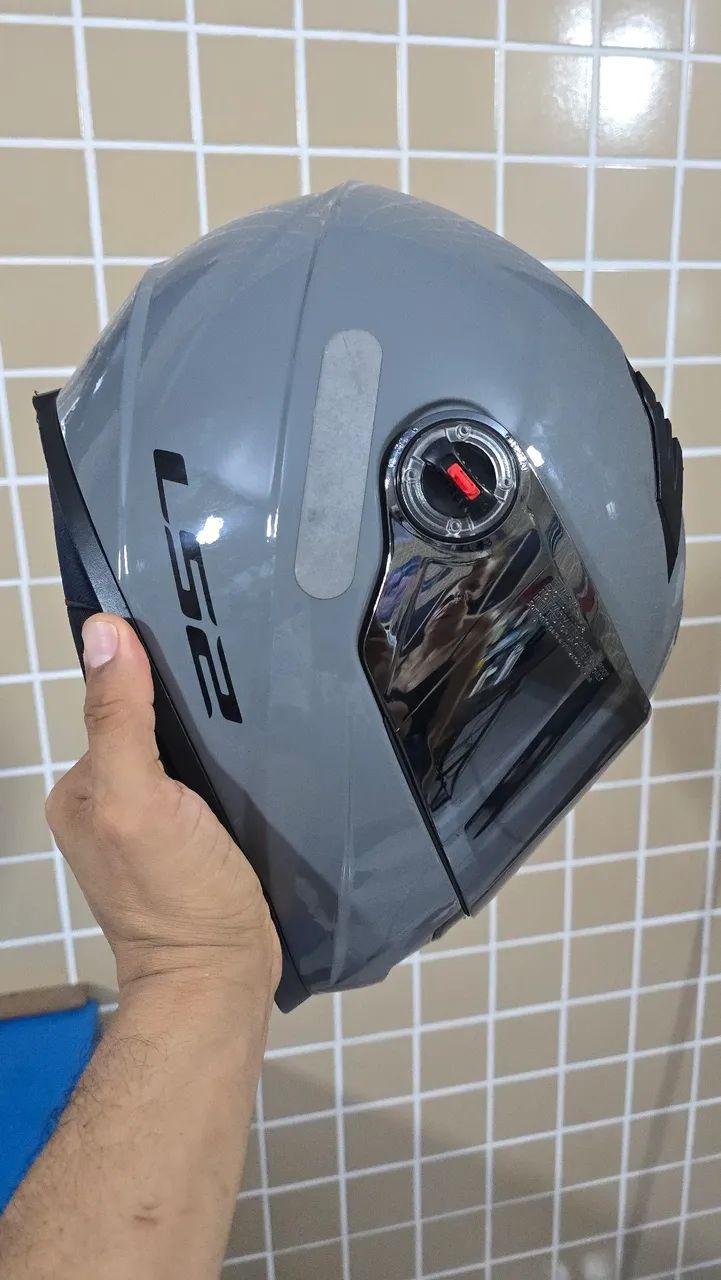Capacete LS 2 Cinza - Foto 4